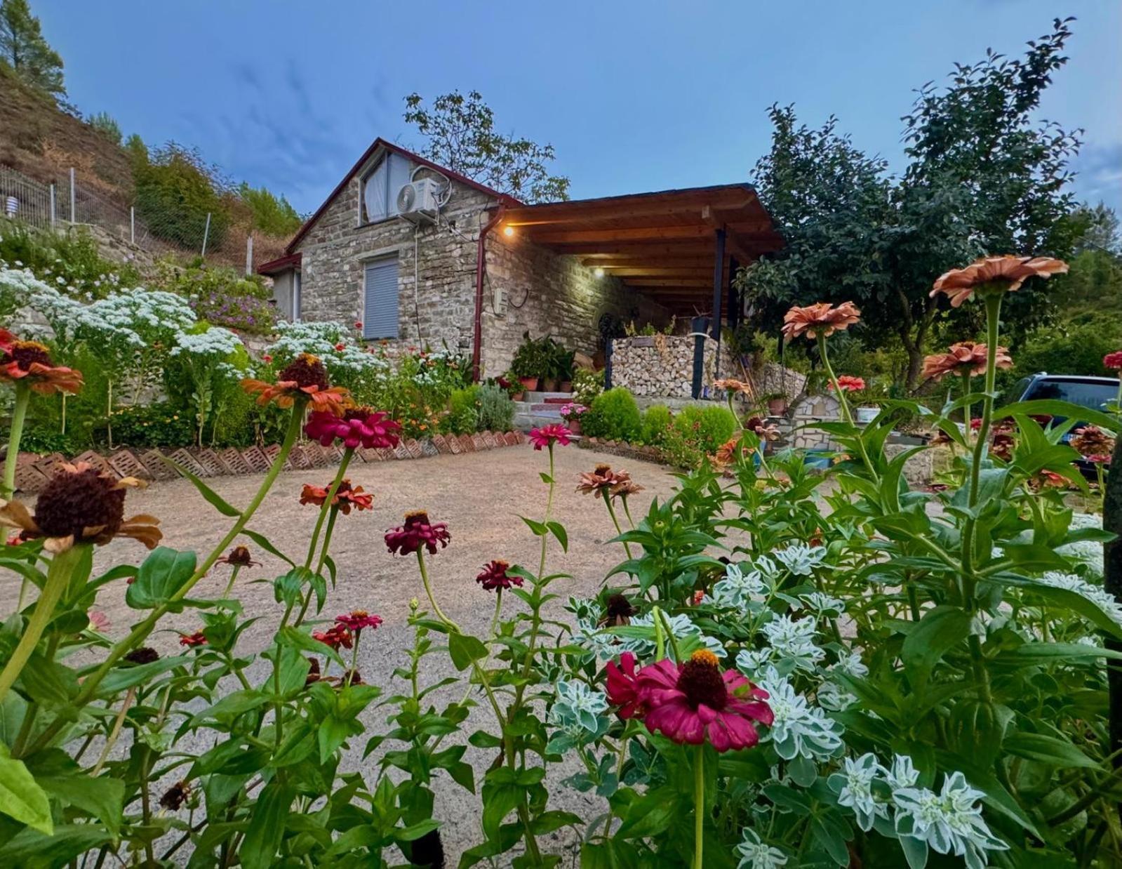 Vila Stone House Kelcyre Exteriér fotografie